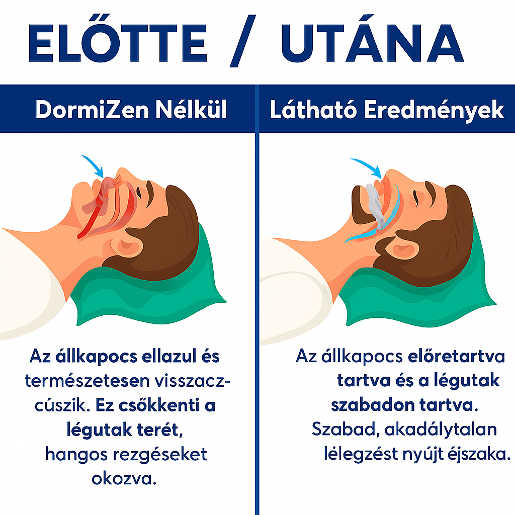 DormiZen® – Horkolásgátló állkapocssín